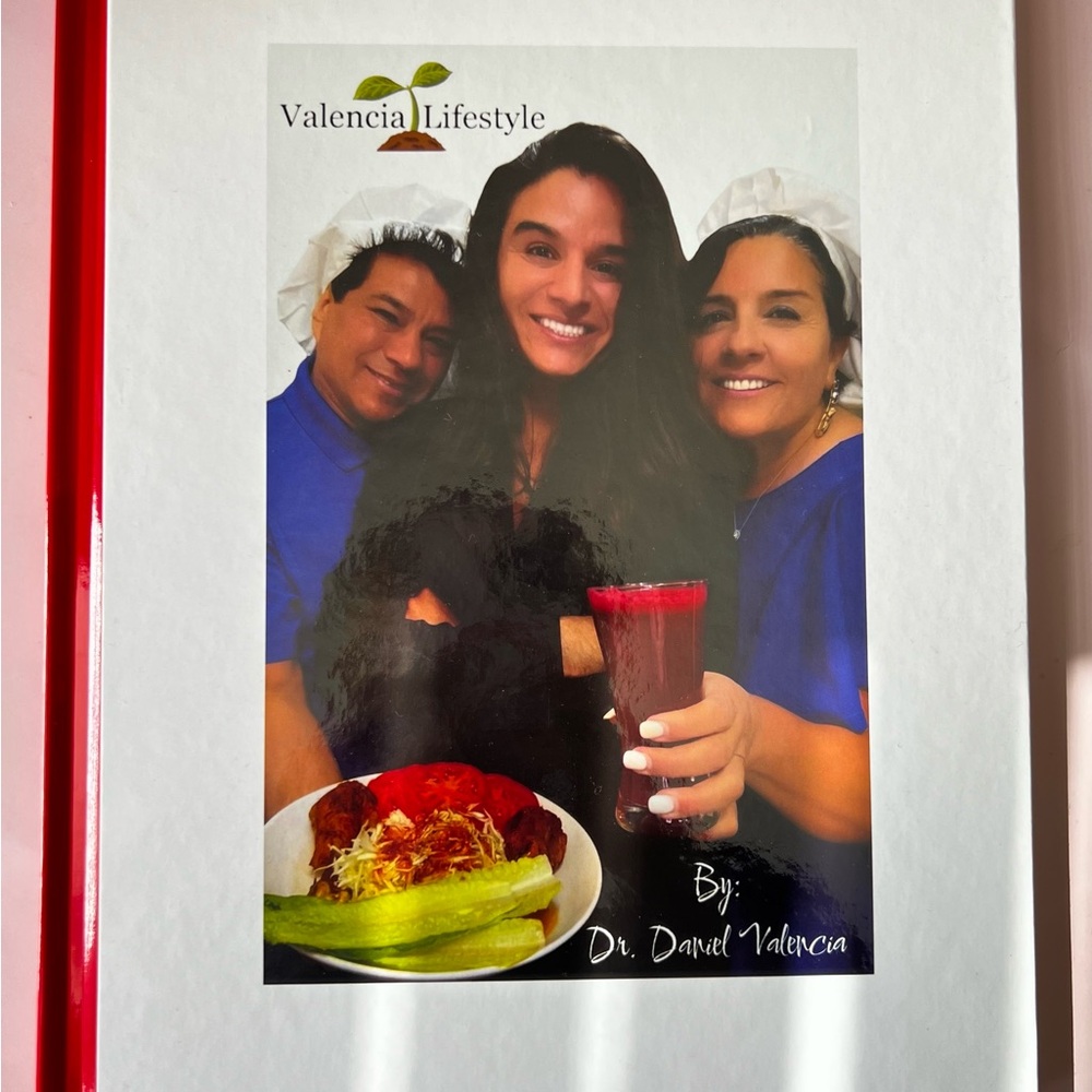 Dr. Valencia Book, Cookbook with hard Cover